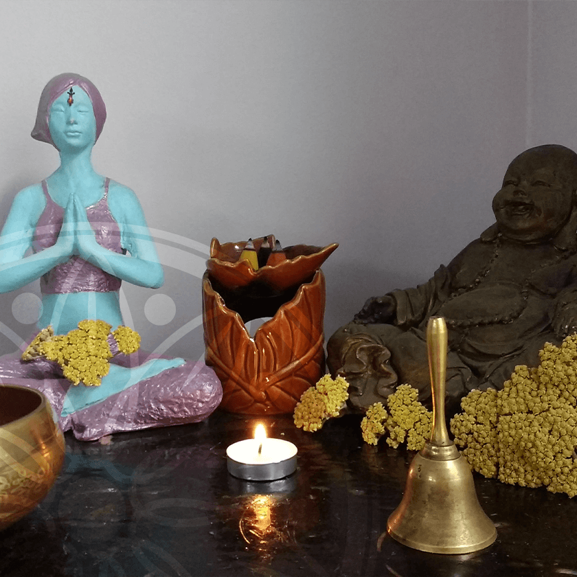 Altar con buda