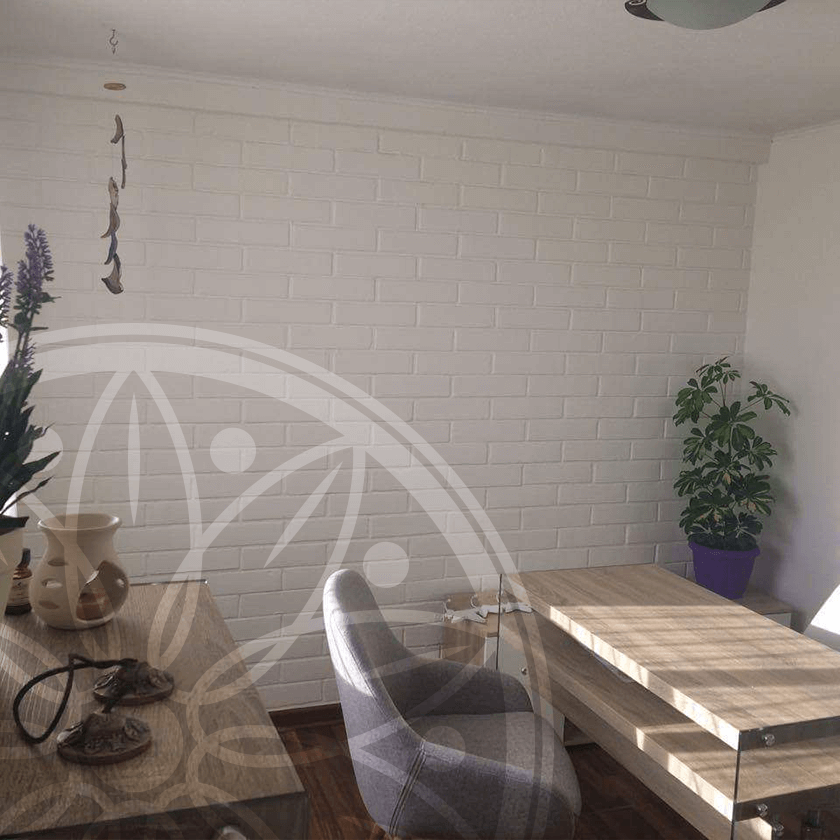 Sala con escritorio